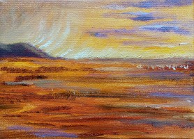 Sandstorm | oil | 18 x 13 cm
